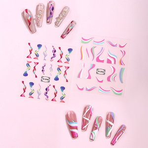 2025 Hor Collection échantillon gratuit mauvais œil 3D auto-adhésif sorcière ongles décalcomanies bricolage en plastique Nail Art fournitures - Product Image 2