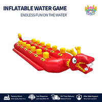 Bateau Dragon Gonflable Personnalisé en PVC Grande Capacité pour Jeu Aquatique Amusant Bateau Banane Gonflable