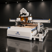 Centre CNC ATC en bois haute précision 3 axes pour gravure, perçage, fraisage et nesting pour meubles et armoires
