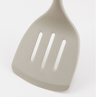 Ensemble d'ustensiles de cuisine en silicone 5 pièces avec manches en bois, compatibles lave-vaisselle et alimentaires, outils de cuisine écologiques