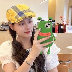 Design 3D cartone animato rana divertente Halloween <span class=keywords><strong>cassa</strong></span> del telefono per iPhone 17 16 Pro Max ragazza carina Mobile di lusso nuova <span class=keywords><strong>cassa</strong></span> del telefono - Product Image 4