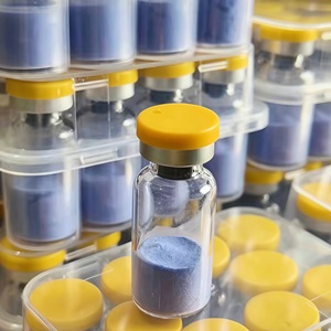 Péptido de Cobre Liofilizado de Alta Pureza (99%), Materia Prima Cosmética en Venta, Suministro Directo de Fábrica, Económico - Product Image 1