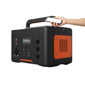 Outdoor 1000W Camping Solar Generator EU Plug High-power Multipurpose LiFePO4 Battery Portable Battery with EU US AC Outlet