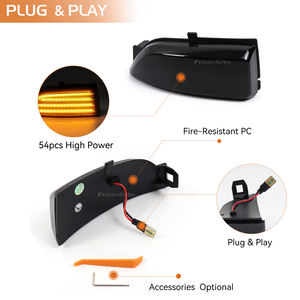 ไฟ LED แสดงสถานะแบบไดนามิกสำหรับ <span class=keywords><strong>Ford</strong></span> Everest 2015-2019 <span class=keywords><strong>Ranger</strong></span> T6 Raptor <span class=keywords><strong>wildtrak</strong></span> - Product Image 3