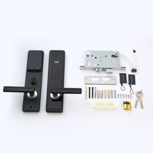 Wenxun Smart Electronic Door <b>Lock</b> J026 For Hotels Apartments Wooden Doors With Card <b>Key</b> And Mechanical Backup - Product Image 1