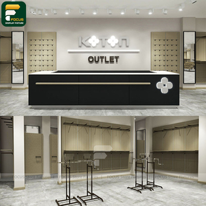 Expositor de Ropa Moderno para Tienda, Mueble Colgante de Rejilla para Prendas, Área de Exhibición Flexible - Product Image 6