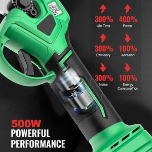 Sécateur sans fil 20V sans balais pour la coupe du bois, outil de jardinage, cisailles d'élagage CP-20AE-1, sécateur sans fil sans balais - Product Image 5