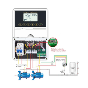 Interruptor de control de presión inteligente duradero, controlador de bomba de agua, presión - Product Image 1