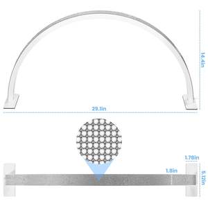 Lámpara de Mesa LED Plegable de Lujo, con Luz de Luna, 3 Colores Ajustables, para Extensiones de Pestañas, Venta al Por Mayor - Product Image 2