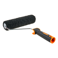 Rouleau de peinture professionnel DIY avec brosse en nylon, écologique, logo OEM personnalisé pour la construction et la peinture murale