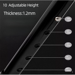 Bastón ajustable de aleación de aluminio con luz LED para hombres y mujeres mayores, bastón ligero para adultos - Product Image 3