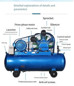 <b>Industrial</b> Grade 1.5KW-18.5 KW 60L-420 Liters Belt Type Air <b>Compressor</b> - Product Image 4