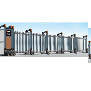 Tự Động Mở Đóng Mở Có Thể Thu Vào Thép Không Gỉ Hàng Rào Cửa Kính Thiên Văn Đường Khối Và Kiểm Soát Đám Đông Hàng Rào Cho Biệt Thự - Product Image 3