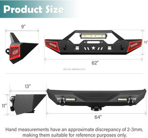 <span class=keywords><strong>Prix</strong></span> d'usine OEM Pare-chocs avant et arrière compatible <span class=keywords><strong>Jeep</strong></span> <span class=keywords><strong>Wrangler</strong></span> JL JLU <span class=keywords><strong>Unlimited</strong></span> 2018-2024, pare-chocs Rock Crawler avec plaque de treuil - Product Image 5