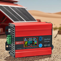 Nouvel arrivage Contrôleur de charge solaire Boost MPPT 600W Écran LCD 8A hors réseau 48V 60V 72V 12-60V Entrée pour la charge du système solaire