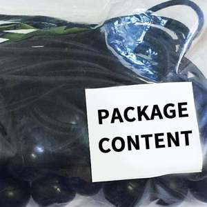 เชือกยางกันน้ำสีดำขนาด 6 มม. สำหรับผ้าใบคลุม รองเท้า และเสื้อผ้า - เป็นมิตรกับสิ่งแวดล้อม ทนทานสูง - Product Image 3