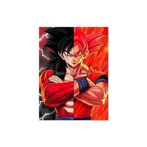 Anime 3d Poster Wholesale 3d Flip Lenticular Anime Poster Printing Anime Poster With 3d Flip Effect 3D Picture 3d Printing