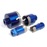 Accessoires d'alimentation de carrelage noyau de menuiserie trou profond bois résine magnétique carré M14 outils de forage au diamant sous vide