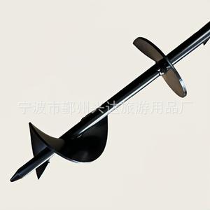 Kit de fixation pour camping en plein air Xingda : Kit de chevilles de tente, ancrages de sol métalliques et jeu de forets spirale 42.5x6.5x6.5, emballage papier - Product Image 4