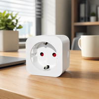 Tuya Mini Alexa Google télécommande britannique ue maison 16A vie App contrôle prise de surveillance de l'alimentation WiFi ue prise intelligente