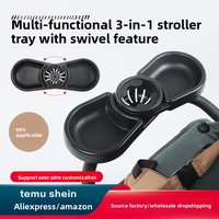 Porte-gobelet universel pour poussette, installation facile, léger, en plastique durable, capacité de charge de 15 kg, clip de fixation flexible, poussettes pour bébés