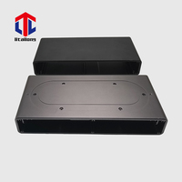 Petit boîtier en aluminium noir personnalisé boîtier d'amplificateur boîtier d'amplificateur en aluminium extrudé boîtier d'amplificateur de voiture
