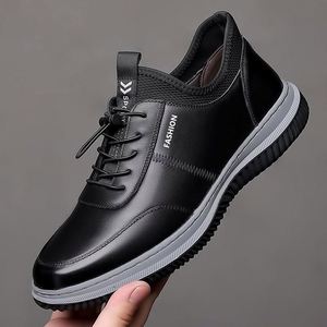 Chaussures de marche décontractées en cuir pour toutes les saisons - Product Image 1