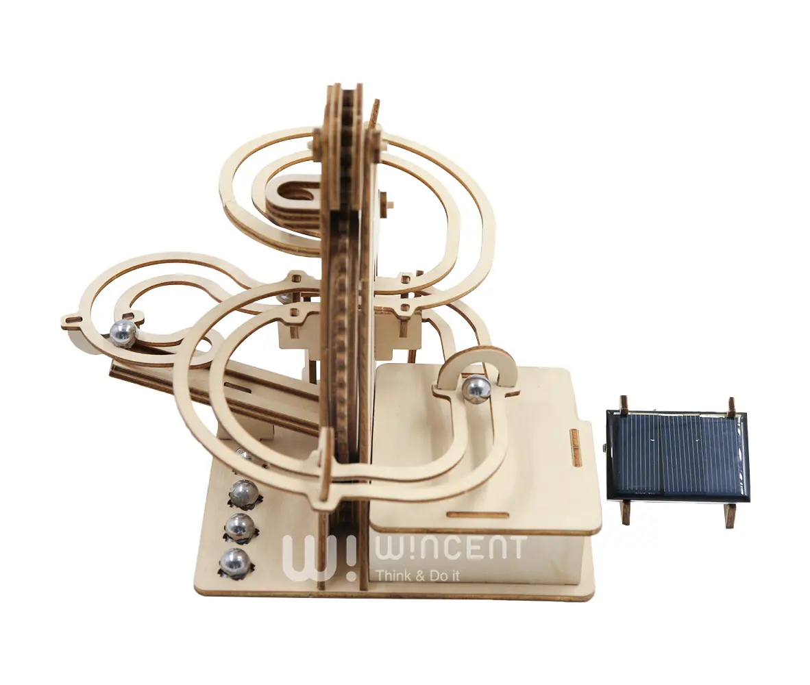Wincent الرخام تشغيل نموذج 3D لغز كيت خشبية هدايا فريدة الشمسية لعب هدايا أعياد ميلاد للأطفال