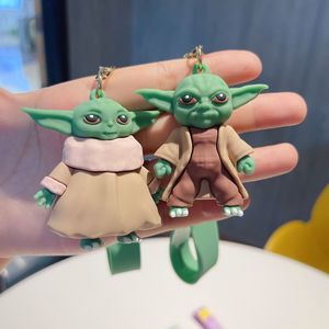 Cadeau pour enfant, adorable <span class=keywords><strong>porte</strong></span>-clés Baby <span class=keywords><strong>Yoda</strong></span> de dessin animé, poupée 3D Star Wars, pendentif <span class=keywords><strong>porte</strong></span>-clés, <span class=keywords><strong>porte</strong></span>-clés pour sac à dos, <span class=keywords><strong>porte</strong></span>-clés pour voiture, ornements, bracelet <span class=keywords><strong>porte</strong></span>-clés - Product Image 3