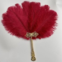 Éventail en plumes d'autruche coloré et grand format, directement de l'usine, pour mariage, festival, nouvel an, carnaval, décoration et cadeau