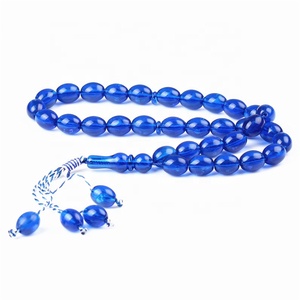 Perline di rosario musulmano acrilico fatto a mano all'ingrosso di alta qualità per <span class=keywords><strong>preghiera</strong></span> musulmana 33 perline tasbih - Product Image 1