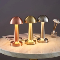 Lampe de table LED tactile rechargeable unique, idéale pour la salle à manger, l'hôtel, le bar, le café, style industriel, veilleuse de chambre, salon