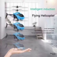 Mini hélicoptère RC rechargeable, drone RC résistant aux chutes, hélicoptère télécommandé pour enfants, jeu en plein air, débutant, plastique, électrique