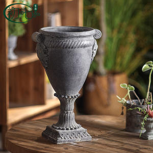 Maceta Vintage con Base para Tallo, para Plantas de Exterior y Uso Decorativo - Product Image 3