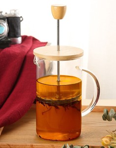 Cafetière presse française à café en verre à haute teneur en borosilicate - Product Image 5
