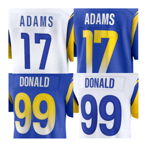 Hombres 17 Davante Adams 99 <span class=keywords><strong>Aaron</strong></span> <span class=keywords><strong>Donald</strong></span> 9 Matthew Stafford Stitched US American Los Angeles Football Jerseys Camisetas - Product Image 2