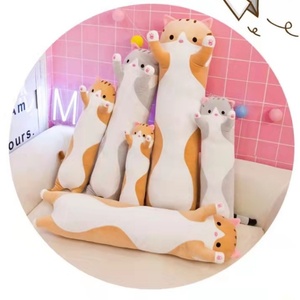 Long <b>Cat</b> <b>Plush</b> Pillow Lovely Kitten <b>Plush</b> Throw PillowCute Cartoon <b>Cat</b> Stuffed Animals Soft Long Body Throw Sleeping Pillow - Product Image 1