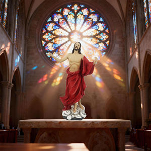 Figuras Religiosas Católicas de Resina Hechas a Mano y Pintadas a Mano, Recuerdos de Jesús Resucitado, Regalos de Año Nuevo, Venta al Por Mayor de Fábrica - Product Image 2