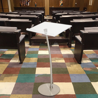 Podiums et Pulpits en acrylique Transparent avec porte-livre, vente en gros