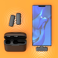 Microphone cravate sans fil J13, microphones audio vidéo, enregistrement Bluetooth, microphone pour iPhone, Android, jeux en direct, téléphone portable