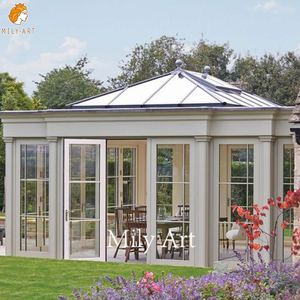 MILY Customized Garden Decoration Large Metal Gazebo Victorian <strong>Greenhouse</strong> <strong>for</strong> Sale - Product Image 5