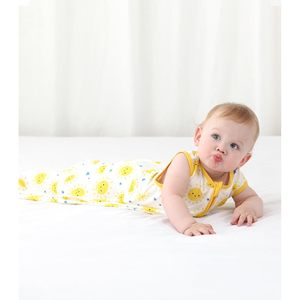 Saco de dormir personalizado para bebé, peso medio, viscosa de bambú, cremallera bidireccional, para niñas y niños de 0 a 3 años, estampado y transpirable. - Product Image 5