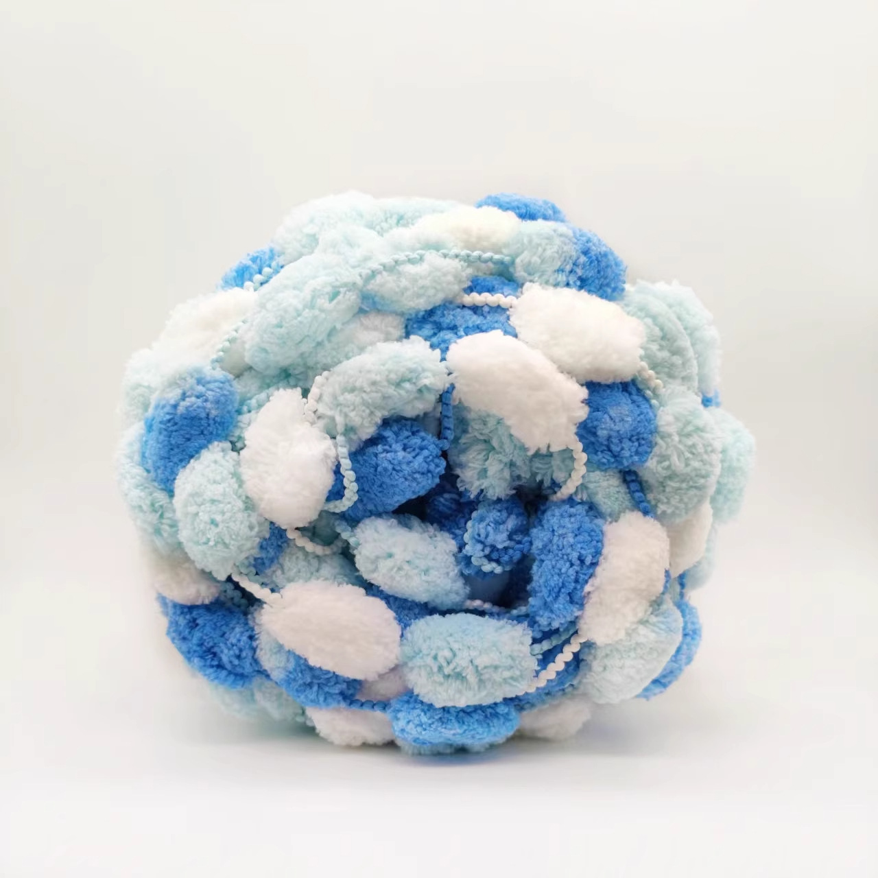 Laine boule bleue fraîche-25m