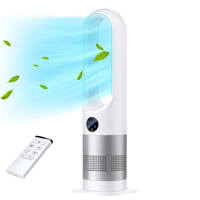 Ventilateur intelligent sans pales IHomey, ventilateur de bureau silencieux, portable et facile à transporter, mini ventilateur oscillant à 8 vitesses pour la maison, la chambre, le bureau