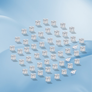 Starsgem RST 1.4*1.4mm-5*5mm carré coupe princesse DEF VS diamant de laboratoire en vrac pour la fabrication de bijoux - Product Image 1