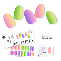 Autocollant pour ongles en gel semi-durci fournisseur d'usine de bandes de vernis à ongles personnalisées en bâtonnets de vernis à ongles en gel