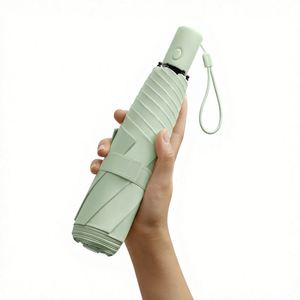 Parapluie Crayon Anti-UV Ultra-Léger Portable Entièrement Automatique à 3 Plis et 6 Baleines, Personnalisé en Usine - Product Image 1