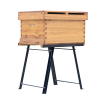 Nouveau support de ruche en fer galvanisé noir à 10 cadres – Anti-insectes et anti-fourmis, résistant à l'humidité, pour ruches Langstroth australiennes, garantie 6 mois