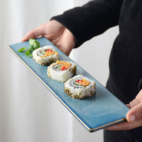 Vaisselle Rectangle Pierre Steak Sushi Plaque Assiettes Japonais Restaurant Sushi Plaques