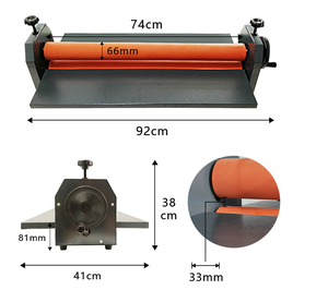 Laminateur manuel à pression par manivelle pour laminage à froid, machine à laminer les films photo (75CM 100CM 130CM 160CM)-TS-J32 - Product Image 5